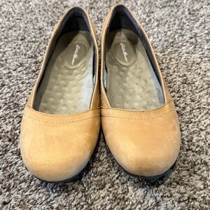 Eddie Bauer leather ballet flats